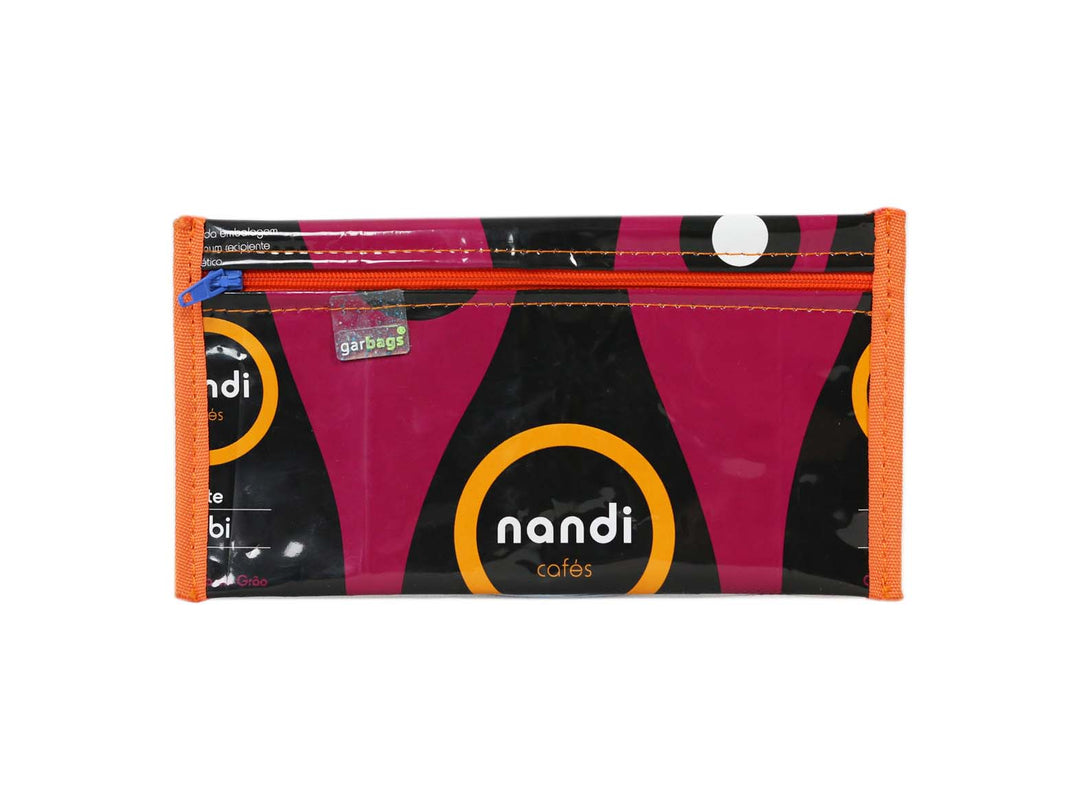 pencil case coffee package purple & black