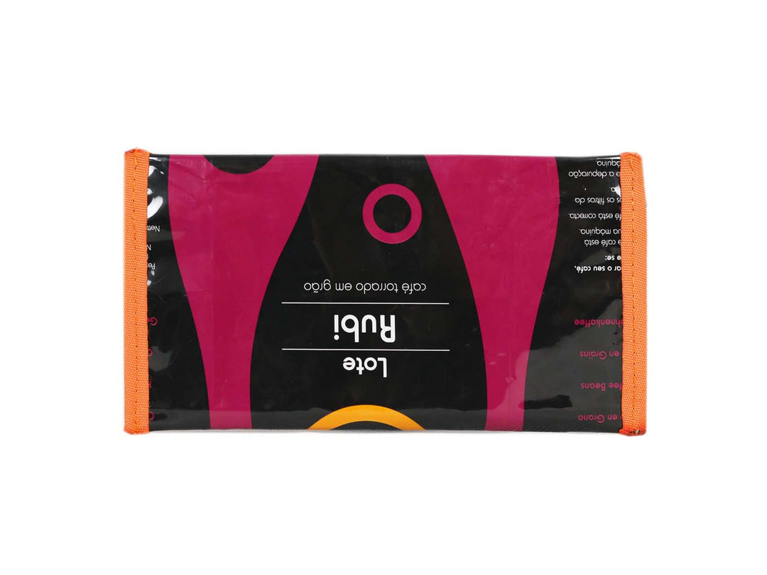 pencil case coffee package purple & black