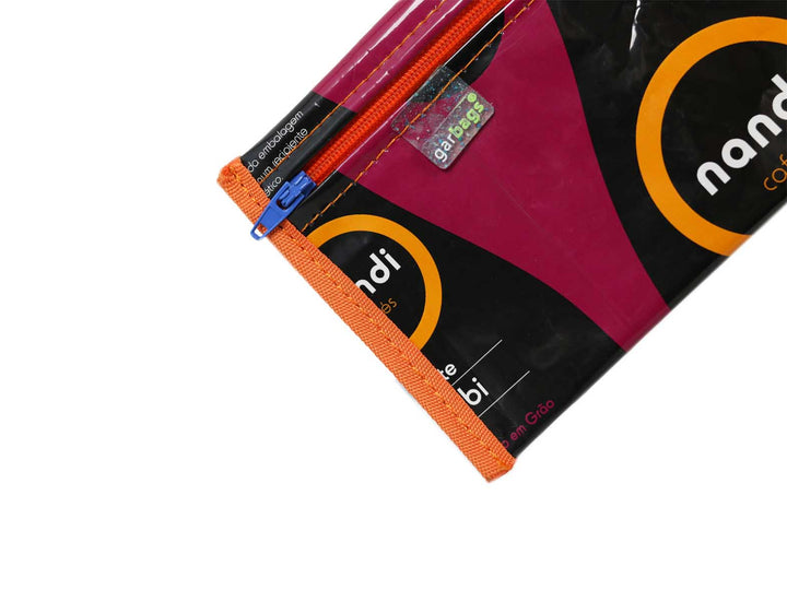 pencil case coffee package purple & black