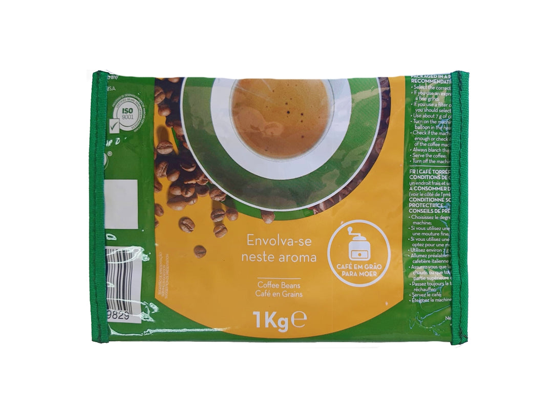 pencil case coffee package green