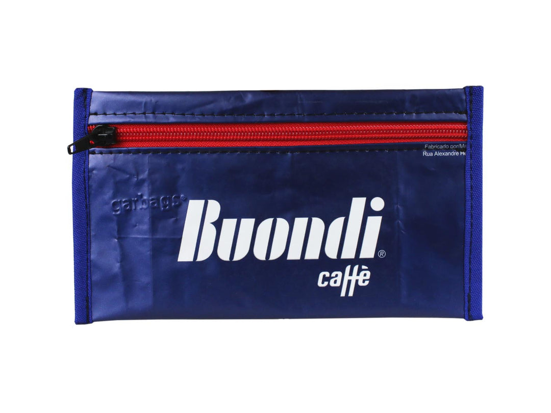 pencil case coffee package blue