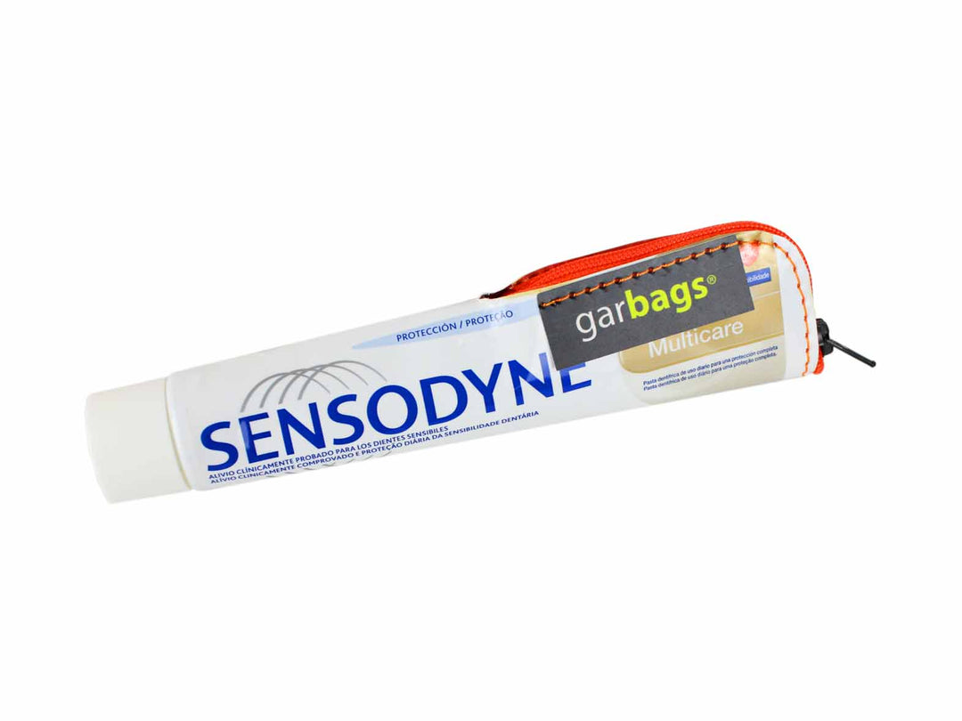 pencil case toothpaste tube white & gold