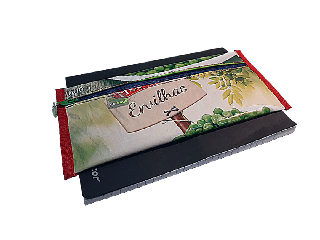 pencil case elastic veggies package green peas lovers