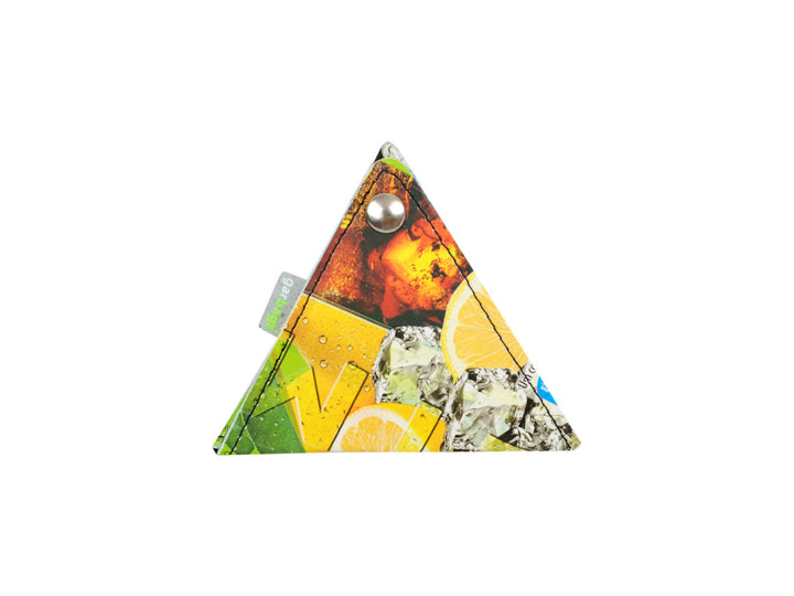 triangle purse juice package yellow
