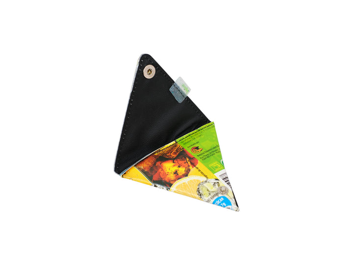 triangle purse juice package yellow