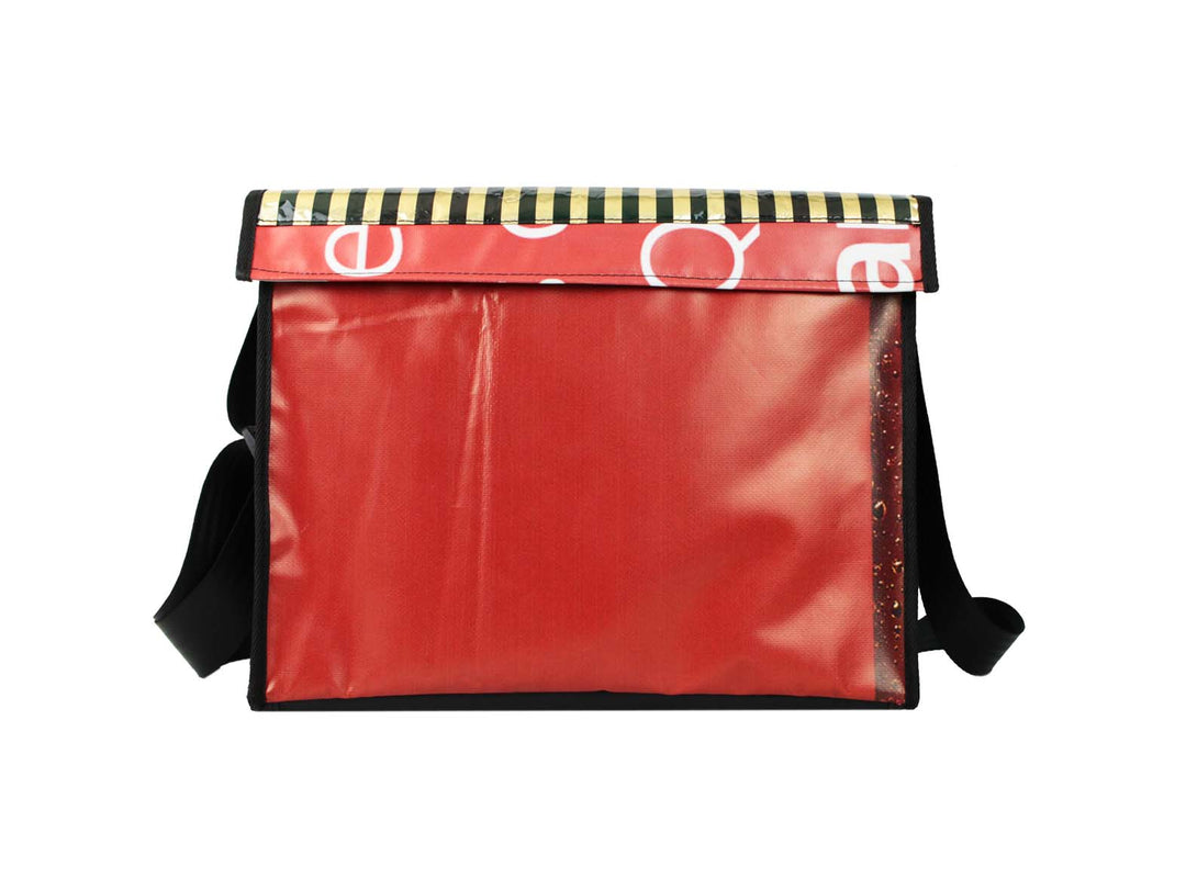 messenger bag XL coffee package green