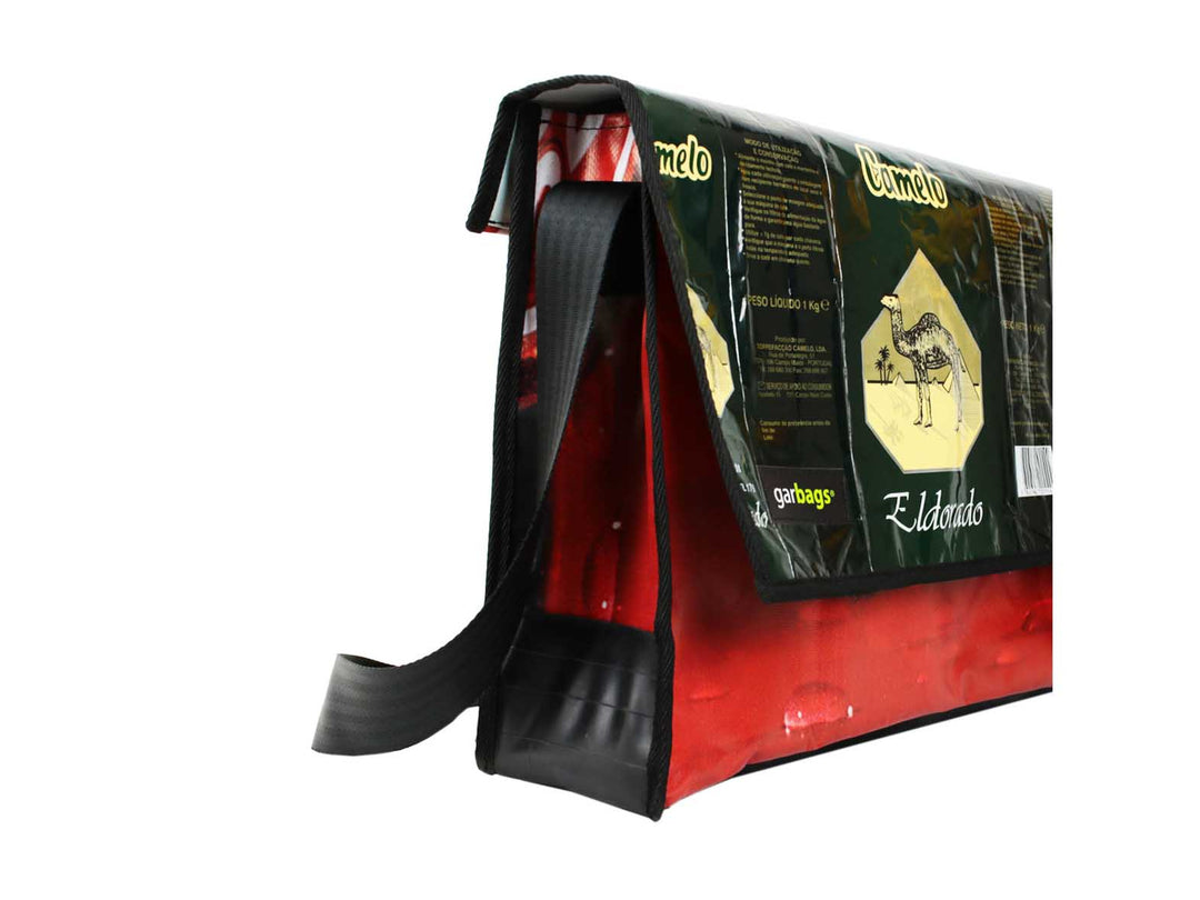 messenger bag XL coffee package green