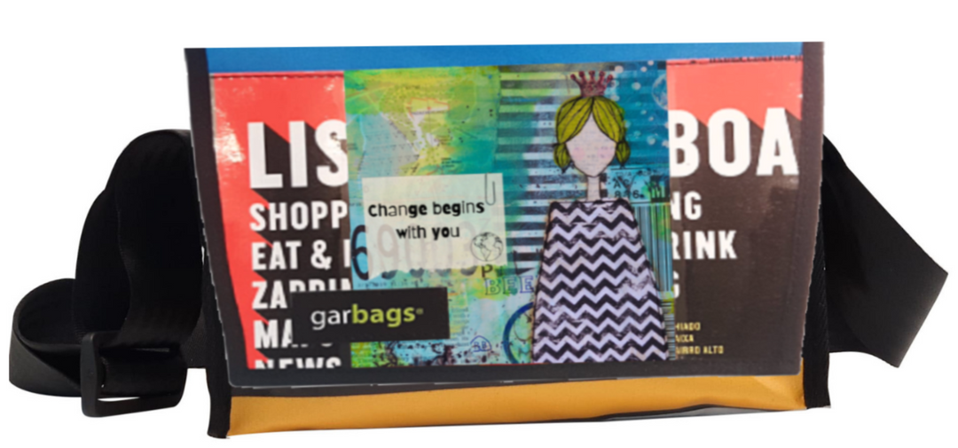 messenger bag / bike handlebar XS *Nadya Edwards* begins with you