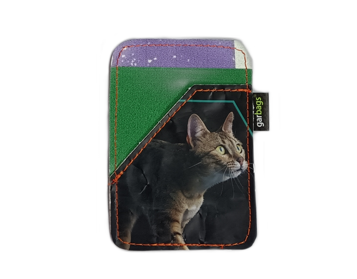 lifetime card holder cat food package brown tabby