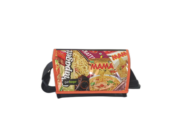 messenger bag / bike handlebar XS noodles package patchwork