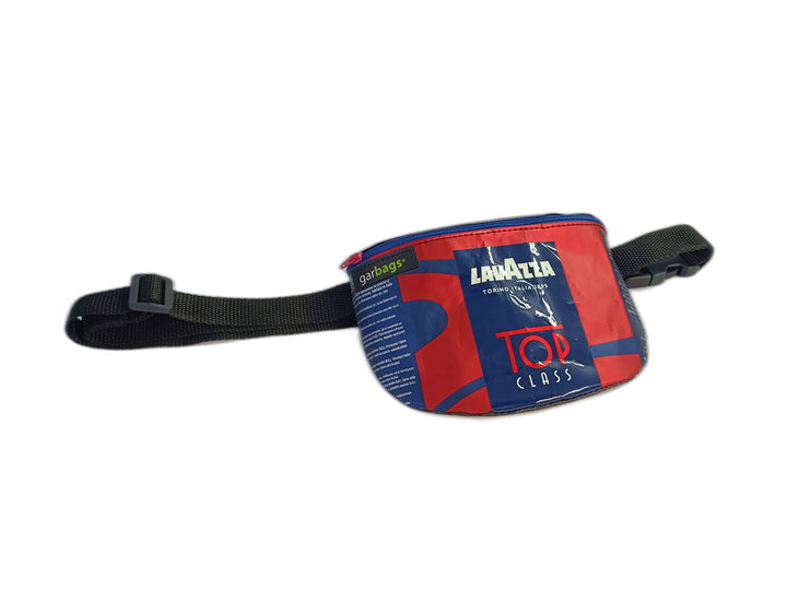 waist bag essentials coffee package red and blue