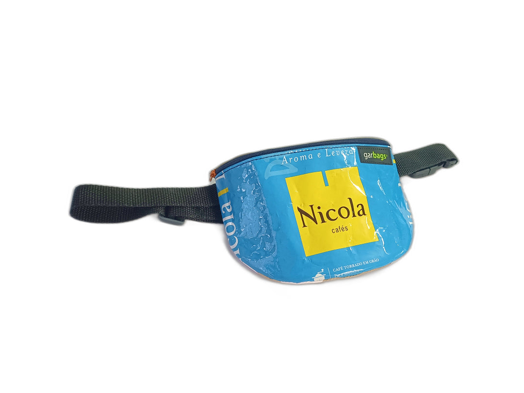 waist bag essentials coffee package blue and yellow