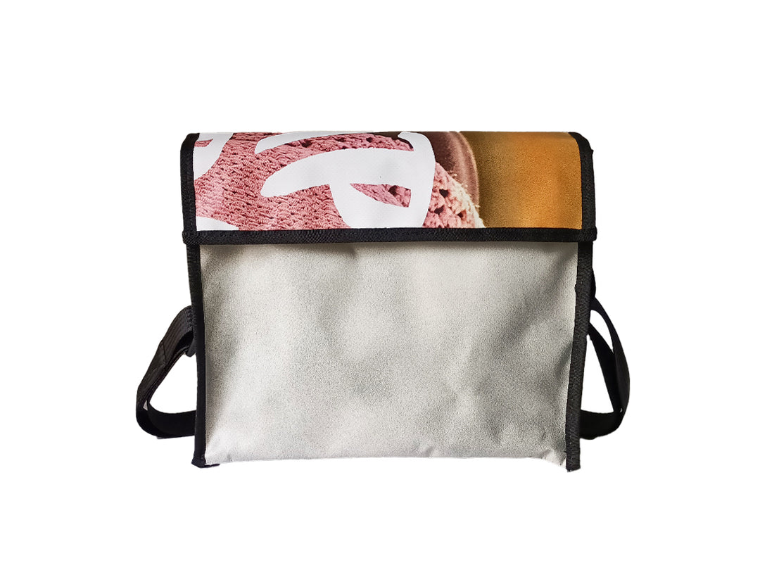 messenger bag M pet food package yellow dog