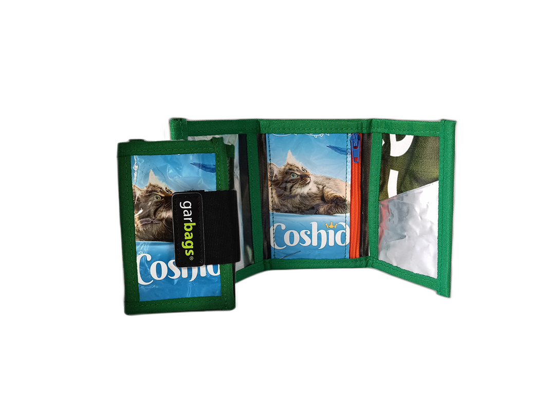 document holder pet food package blue cat