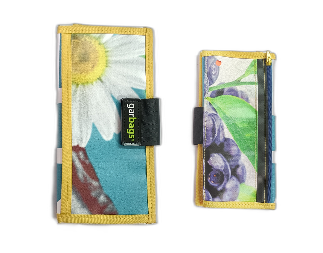 Document Holder publicity banner fresh fruits and flowers