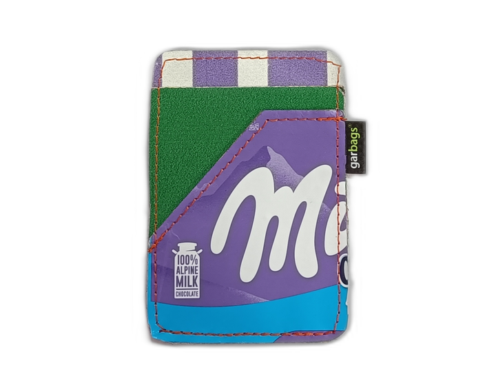 lifetime card holder chocolate package purple and green