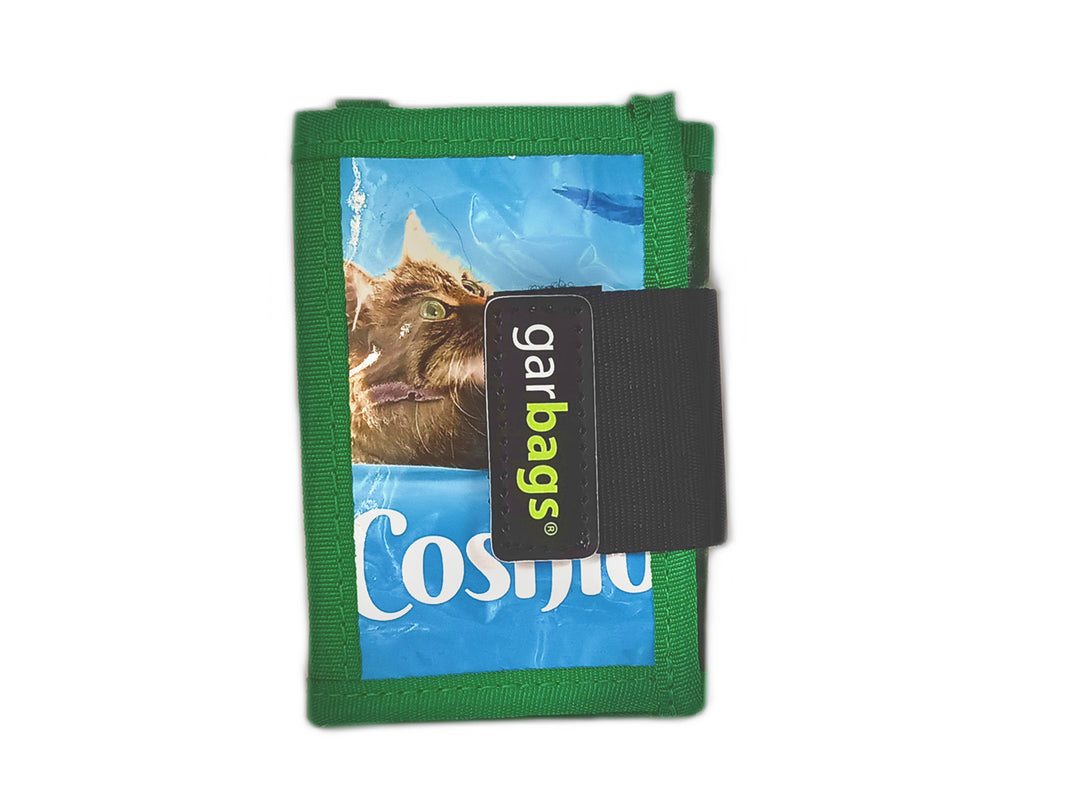 document holder pet food package blue cat