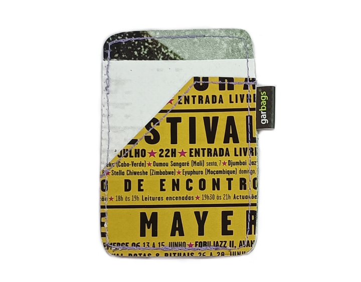 lifetime card holder magazine *lisbon exclusive* black and yellow