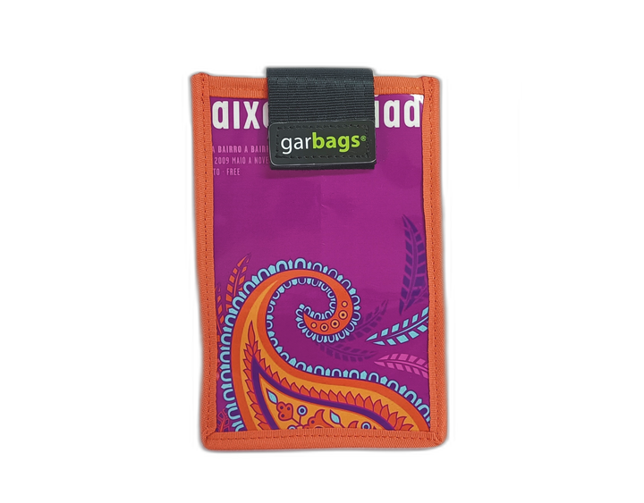 smartphone case magazine purple and orange