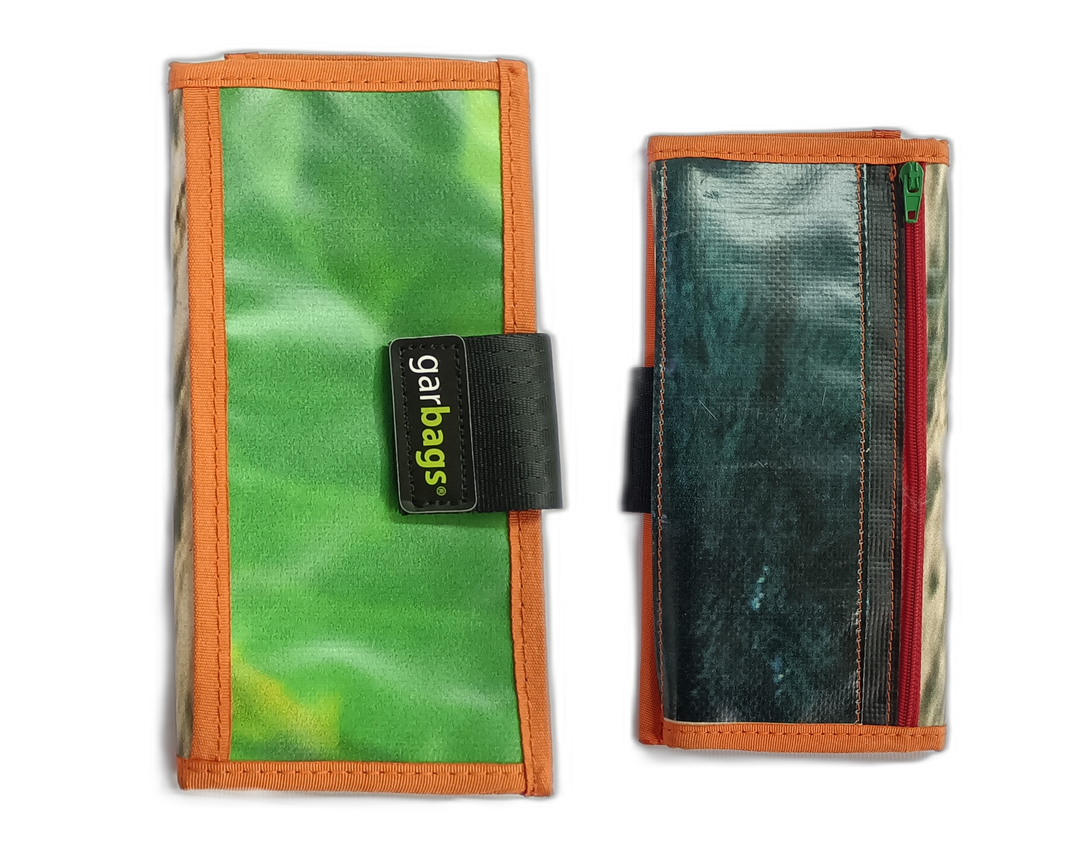 Document Holder publicity banner green and orange