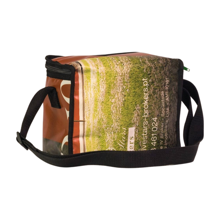 Lunch bag dog food package red & brown