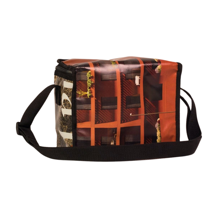 Lunch bag coffee package brown, black & golden