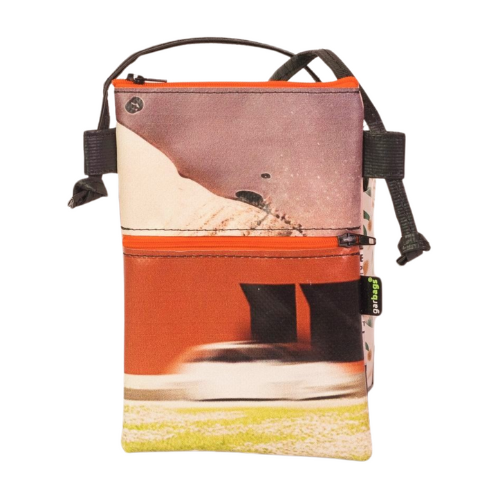 Crossbody Phone bag publicity banner orange