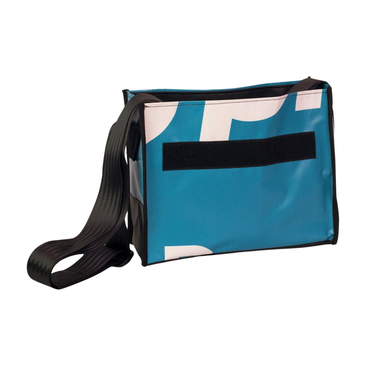 messenger bag base M banner blue