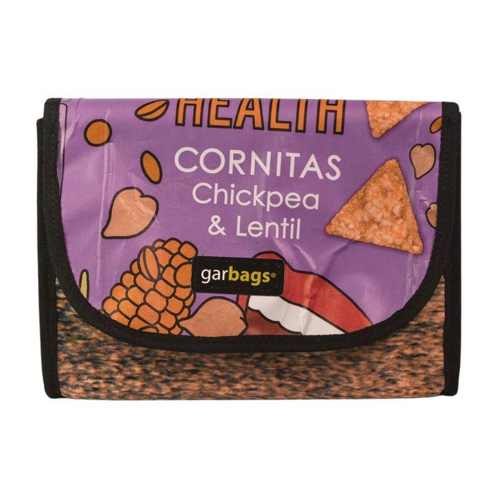 handlebar bag chips package lilac