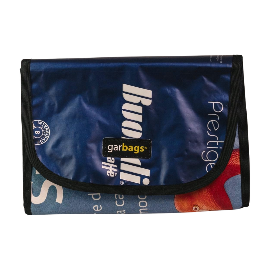handlebar bag coffee package blue