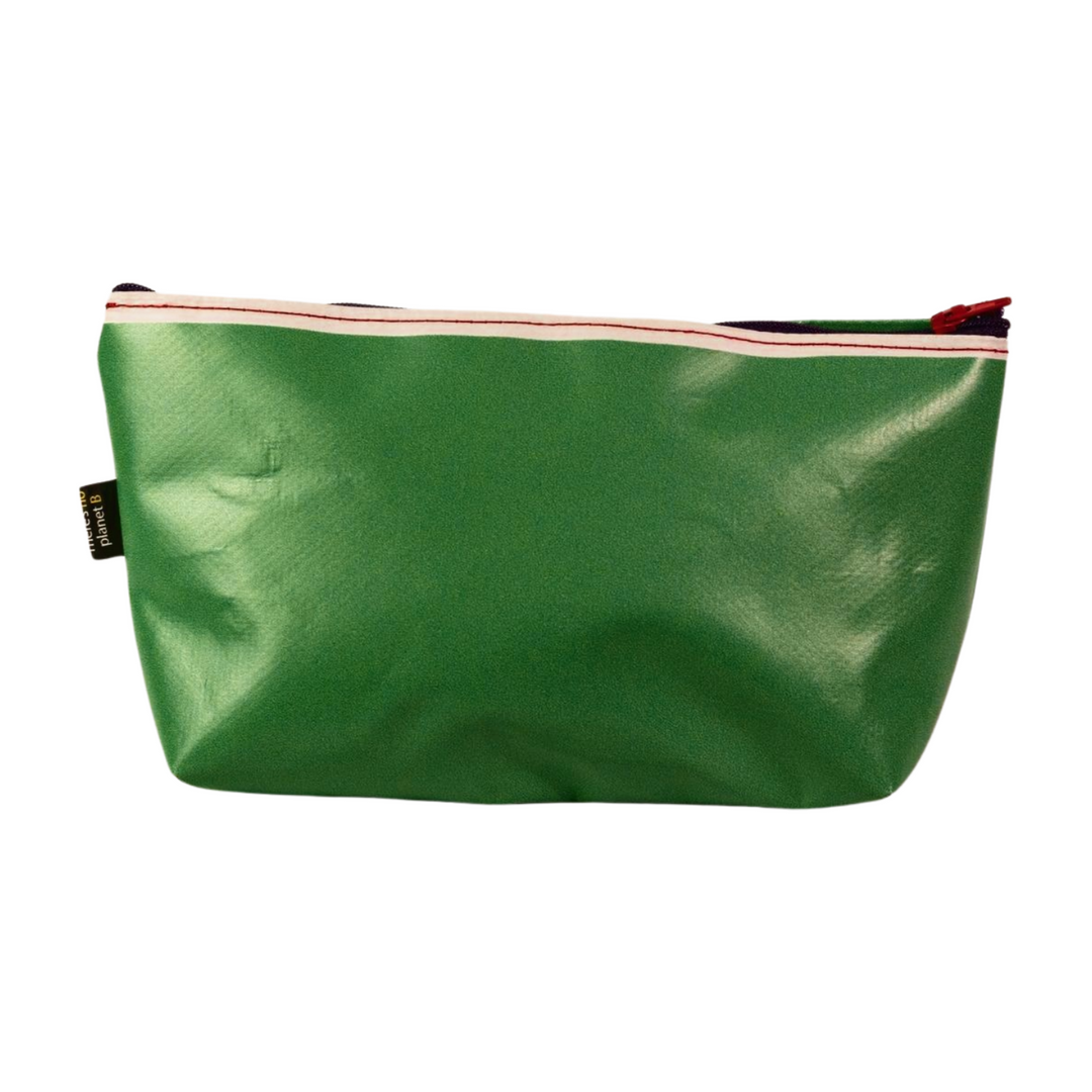 necessaire publicity banner green & white