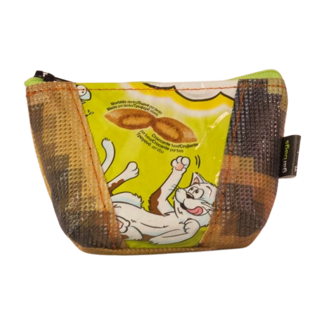 necessaire mini cat food package brown & green