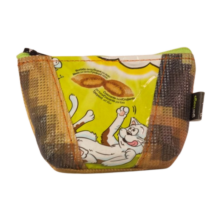 necessaire mini cat food package brown & green