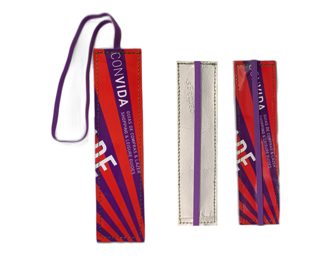 bookmark tetrapak magazine red and purple