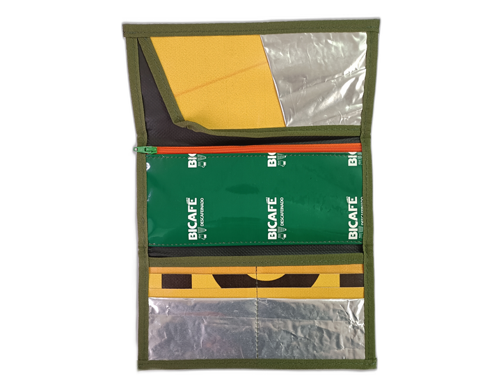 Document Holder coffee package dark green