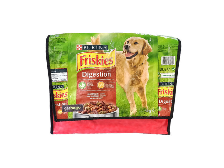 Messenger Bag XL dog food package red and yellow dog