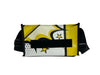 messenger bag / bike handlebar base XS black, yellow & white