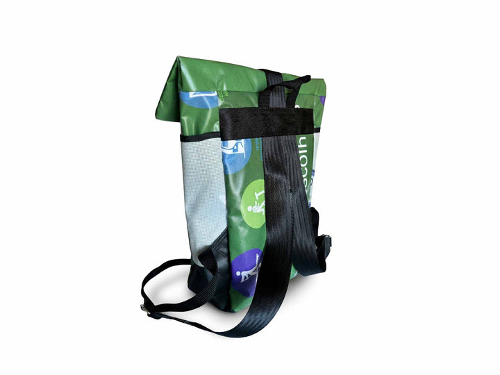 backpack urban xs green & white