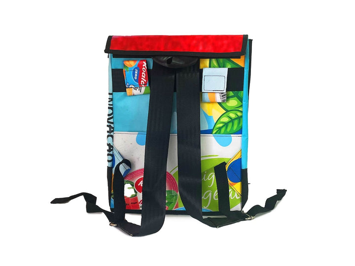 backpack *lisbon exclusive* yellow map