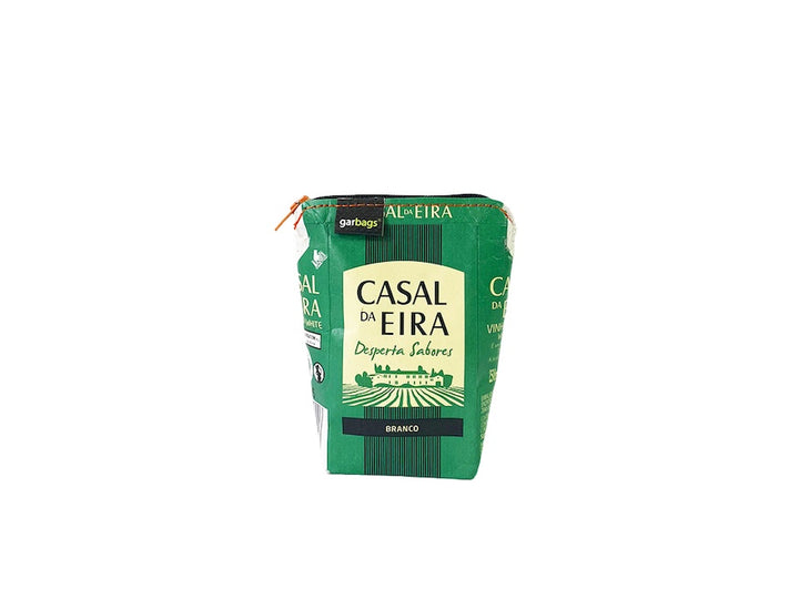 coin purse tetrapak green & beige