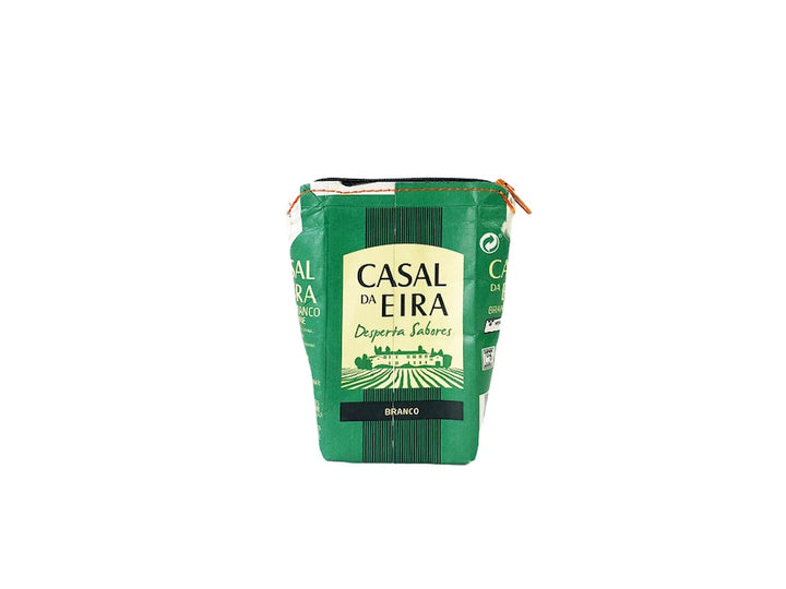 coin purse tetrapak green & beige