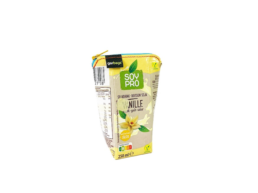 coin purse tetrapak yellow flowers