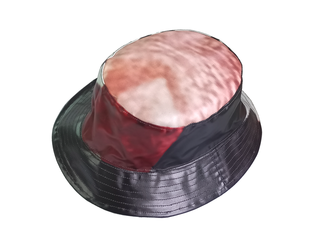 Bucket Hat publicity banner red, white and red