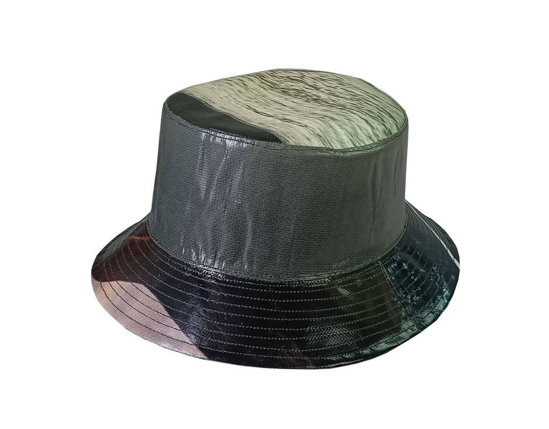 Bucket Hat publicity banner black and white