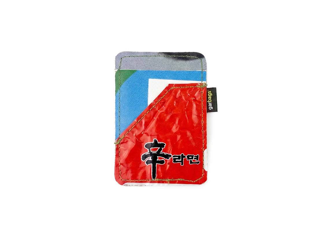 lifetime card holder publicity banner & snack package red & blue