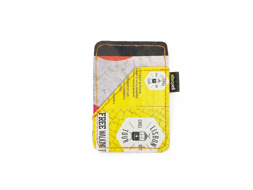 lifetime card holder publicity banner & magazine yellow