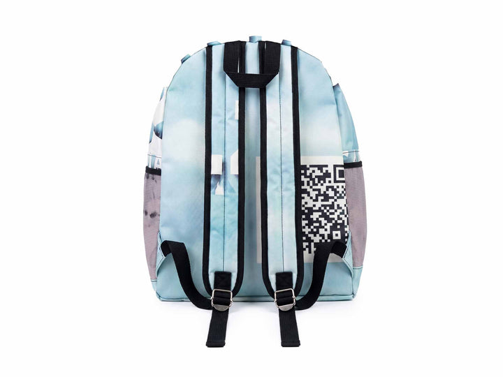 Classic Backpack pet food packages blue & white cat