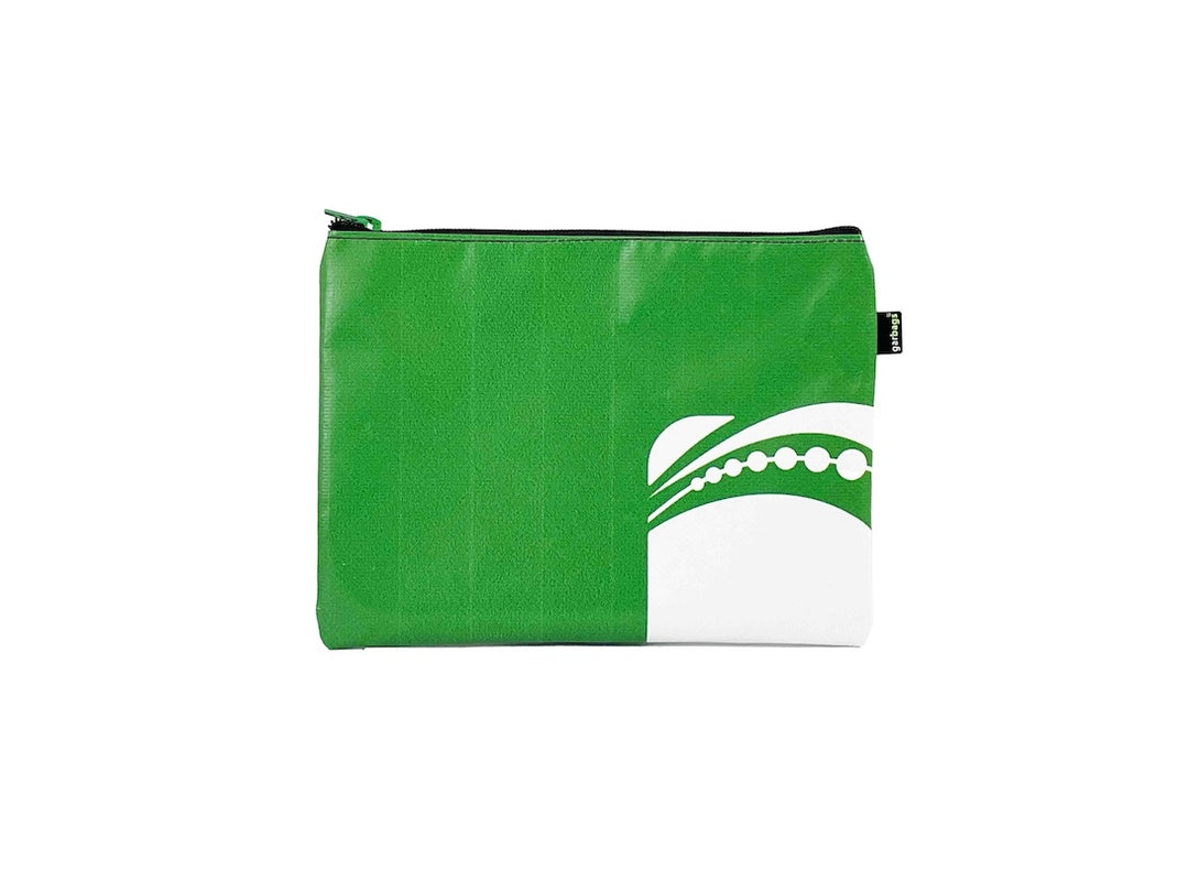 clutch green & white