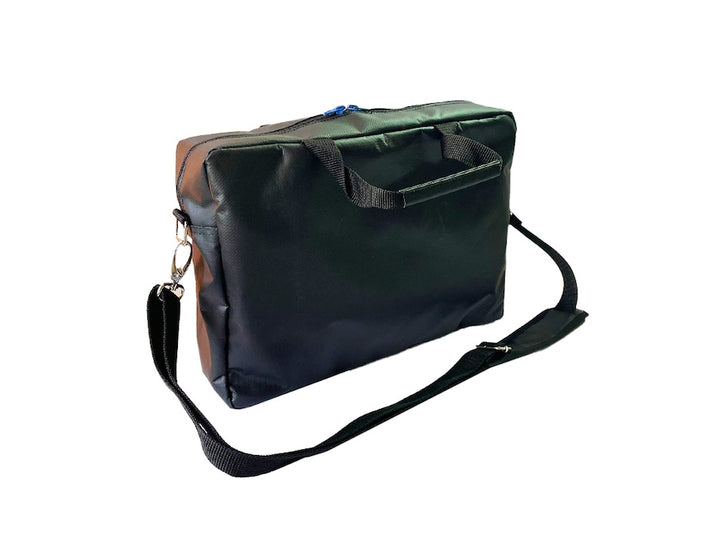 computer bag coffee packages blue & black