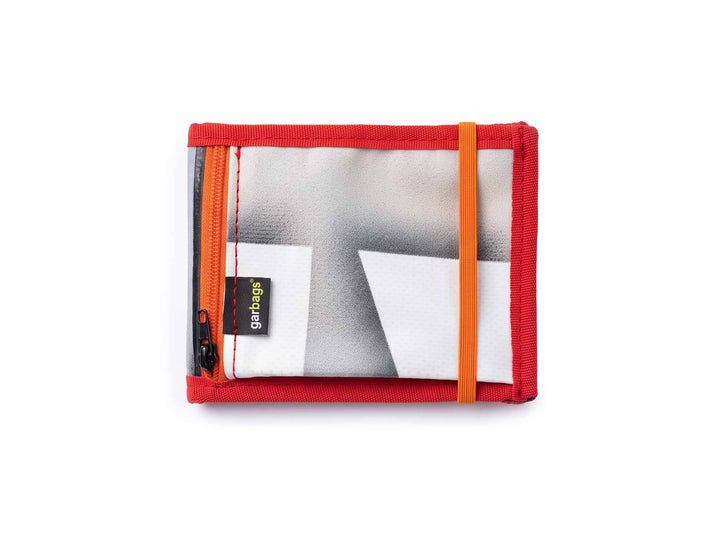 document holder publicity banner grey & red